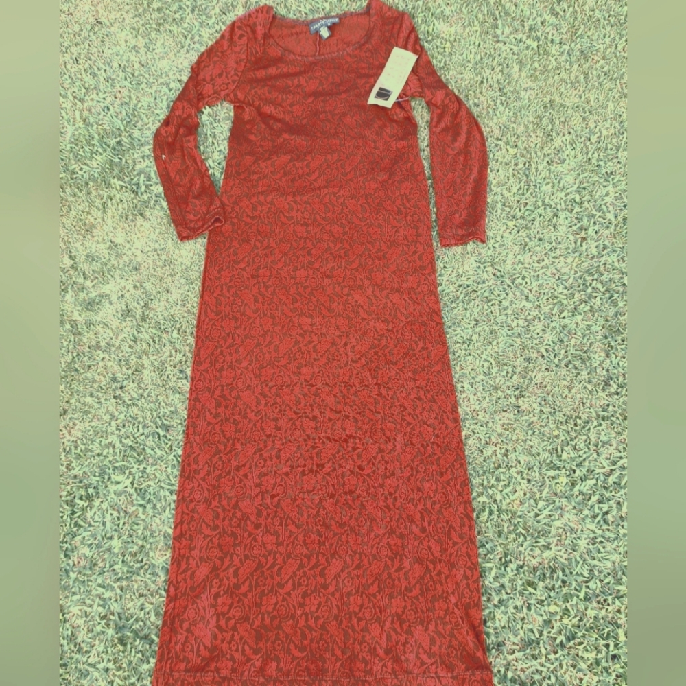 Carol Little red maxi dress